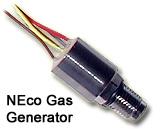 pyrotechnic gas generator inflator